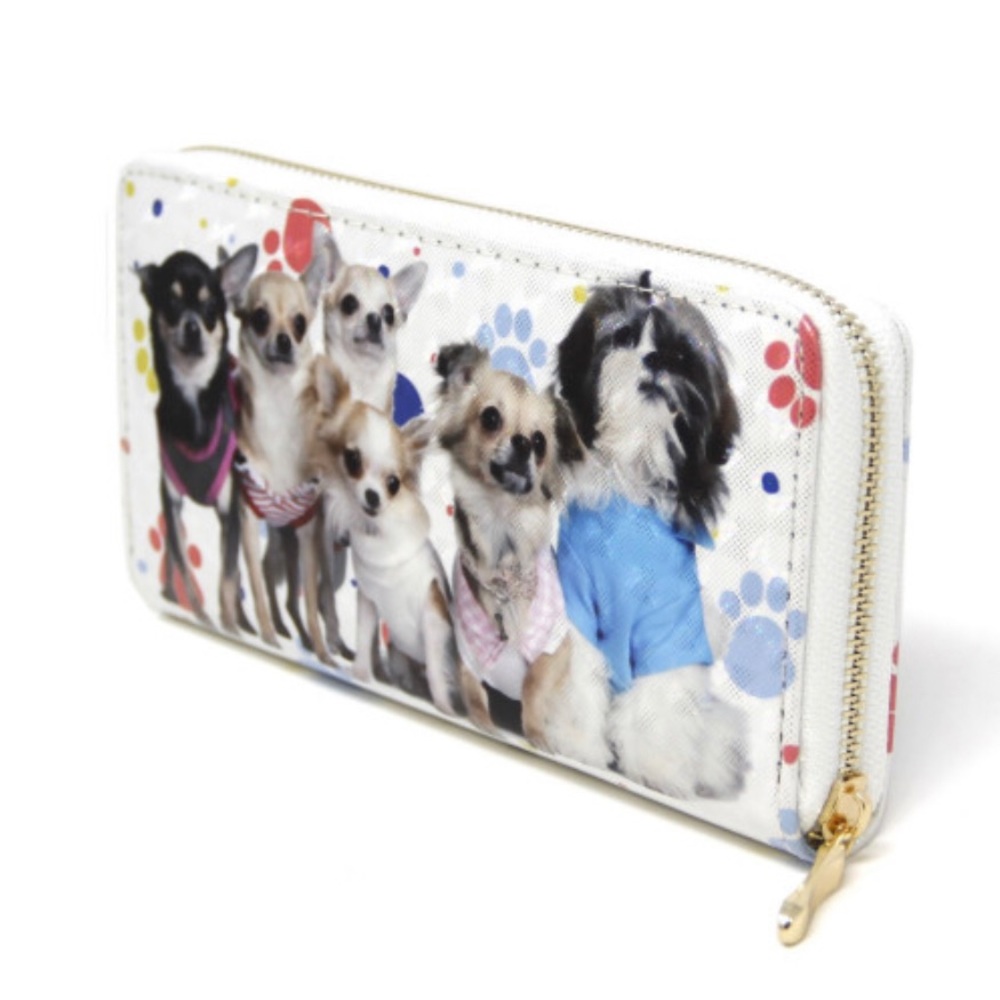 Chihuahua and Friends Fun Glitter Wallet!